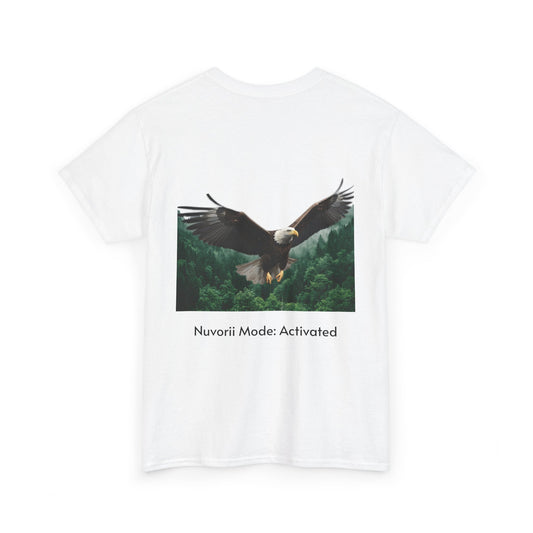Eagle Graphic Tee | Unisex Heavy Cotton T-Shirt, Nature Lover Gift, Adventure Apparel, Wildlife Tee, Unique Casual Wear