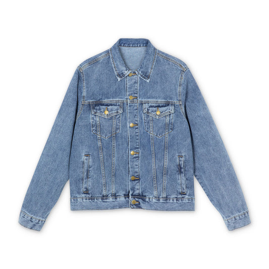 Stylish Men's Denim Jacket, Casual Outerwear, Fall Fashion Staple, Everyday Wear, Trendy Gift for Him