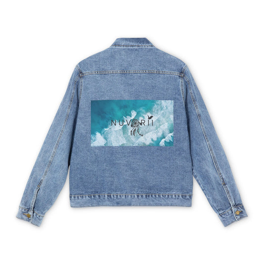 Stylish Men's Denim Jacket, Casual Outerwear, Fall Fashion Staple, Everyday Wear, Trendy Gift for Him